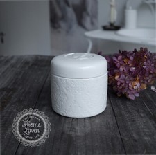 B-Ware % Mathilde M Dose Schmuckdose 'Cachemire' Keramik weiß Vintage Shabby