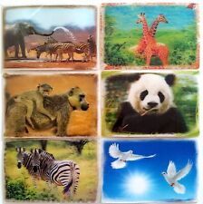 1x Hologramm ⭐ WACKEL-KARTE TIERE zur AUSWAHL! ⭐ Lentikular 3D AK Ansichts Post