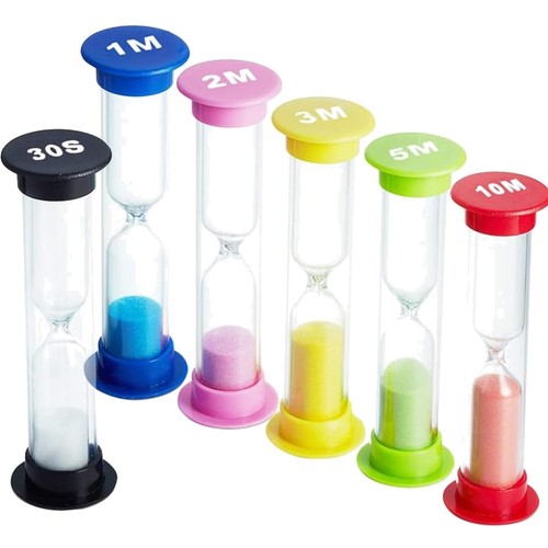Sanduhr set farben sek - 6,