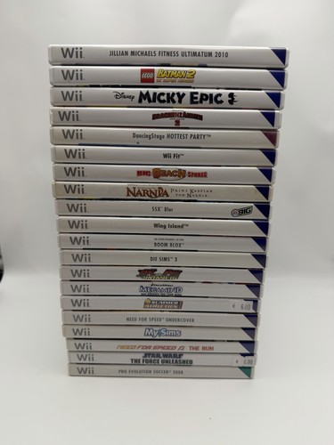 20x nintendo wii spiele - 20x,
