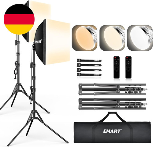 Emart softbox set fotostudio - emart,