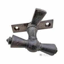 Fensterolive antik Einreiber Eisen Fenstergriff alt Kugel 77mm