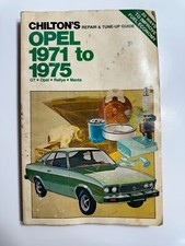 Chilton's OPEL 1971-1975 GT