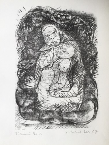 Emil wachter lithografie - wachter,