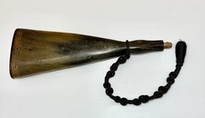 ALTE PULVERFLASCHE PULVERHORN