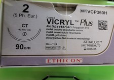 Nahtmaterial Chirurgisches Vicryl plus 2 CT 90 cm violet Ethicon resorbierbar