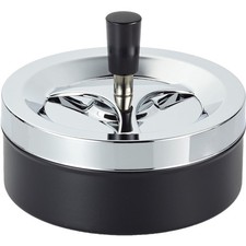 Aschenbecher Metall Chrom