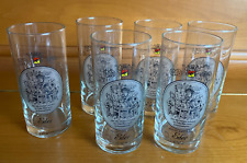6 Motiv-Biergläser "Privat-Brauerei Eder"  wenig/kaum genutzt