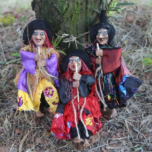1pcs halloween hexe figur - 1pcs,