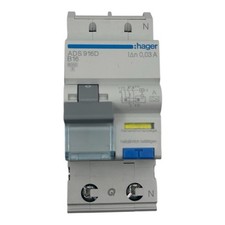 HAGER FI/LS-Schalter ADS916D B16-0,03A 1P+N (B16A)