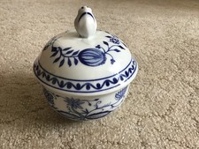 Zuckerdose Zwiebelmuster