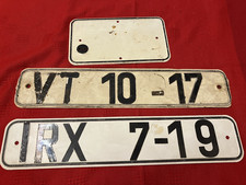 3 x DDR KFZ Kennzeichen