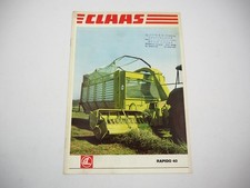 Original prospekt claas rapido - prospekt,