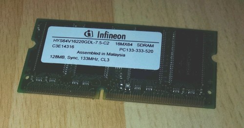 Infineon 128mb sdram pc133 - infineon,