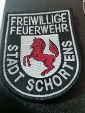 Vintage Ärmelabzeichen Patch - Freiwillige Feuerwehr Stadt Schortens