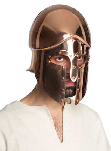 Korinthischer helm aus bronze - korinthischer,