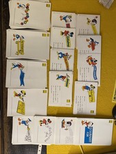 Einladungskarten Tischkarten Walt Disney Kindergeburtstag Mickey Maus Donald Duc