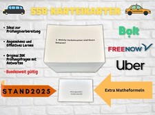 Karteikarten mit über 560