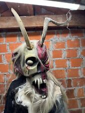 Krampus Perchten Holzmaske Larve Fasnet Fasching Perchtenlauf Narrenzunft