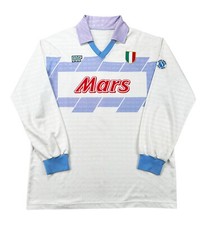 SSC Neapel 1990-91 "Maradona" Auswärts Trikot XL ennerre NR vintage longsleeve