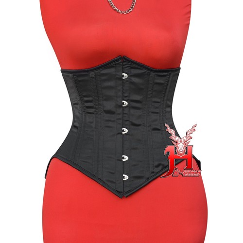 Satin unterbrustkorsett - satin,