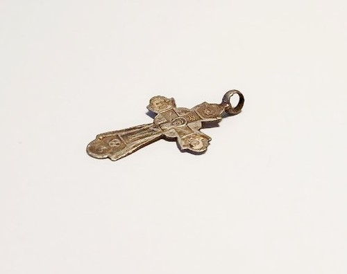 Antikes silbernes brustkreuz - antikes,