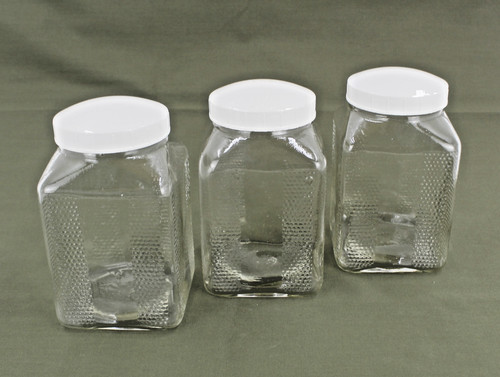 Antikes vorratsglas - 3x,