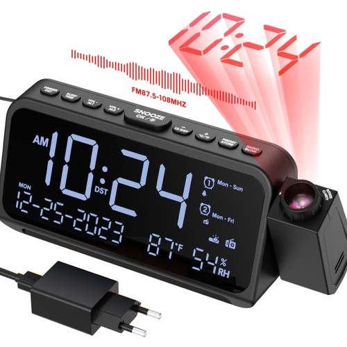Radiowecker mit projektion led - radiowecker,