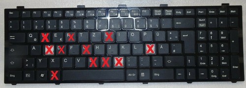 Ersatztaste für fujitsu - ersatztaste,