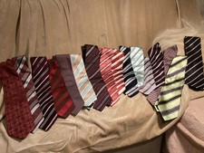 Konvolut 17 Vintage Krawatten aus Seide Ermenegildo Zegna 1980er Jahre