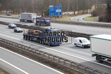 LKW Foto Renault Magnum Pritschen-LKW Deutschland blau DB Schenker #f9lf