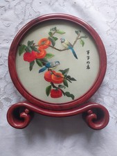 Chinese Seide Stickerei Handarbeit Holzrahmen Suzhou