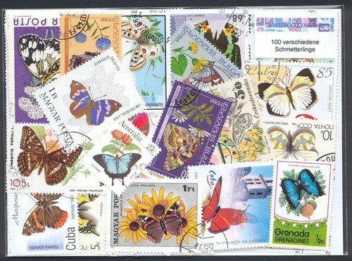 100 verschiedene briefmarken - 100,
