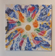 Gemälde - Acryl auf Leinwand  - Seelenbild -  Unikat, Größe 40 x 40 cm