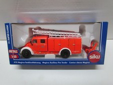 1:50 Siku 4115 MAGIRUS TANKLÖSCHFAHRZEUG Sondermodell SSC leuchtorange OVP (D2)