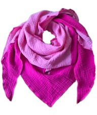 pink rosa Musselin Tuch