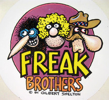 Freak brothers aufkleber - brothers,