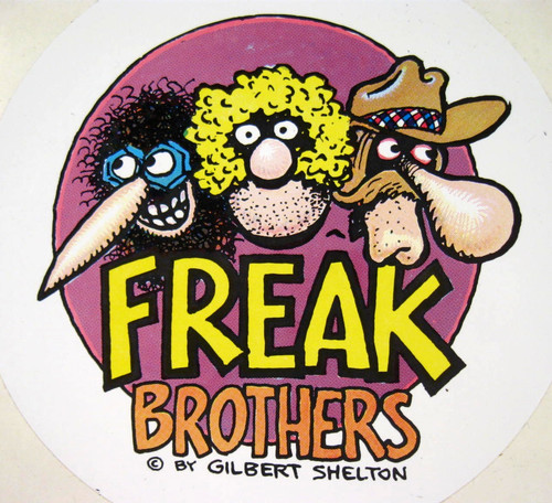 Freak brothers aufkleber - freak,