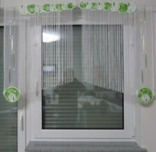 Gardine für Küche – 2-flügelige Scheibengardine / Bistrogardine / Fadenvorhang