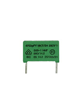 1x 4700pF Y MKT/SH 250V~ ERO F1710 U6 247-1000 (3,3nF,pFY,Kondensator)U344