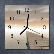 Tulup Glasuhr Wanduhr