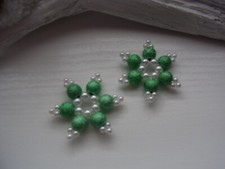 2 große Schneeflocken 4+6+8