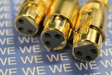 20Stück XLR-Kupplung 3-polig vergoldet DMX Kabel female