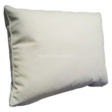 Weiß Echtleder Sofa Kissen