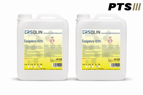Essigsäure 2x5 l - 49,9%,