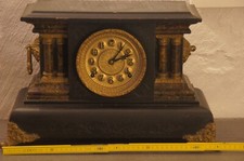 Kaminuhr Alt Groß Säulen