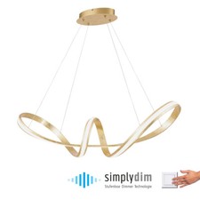 LED Pendellampe gold