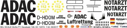 Decal 148 eurocopter h145 ec - decal,