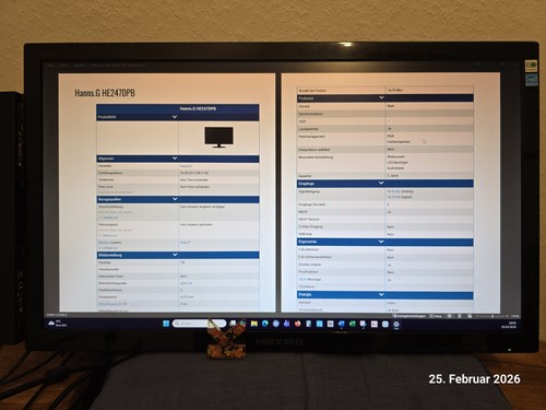 Hanns he247dpb monitor - monitor,