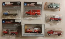 Lot of 7 Boley Fire Trucks Die